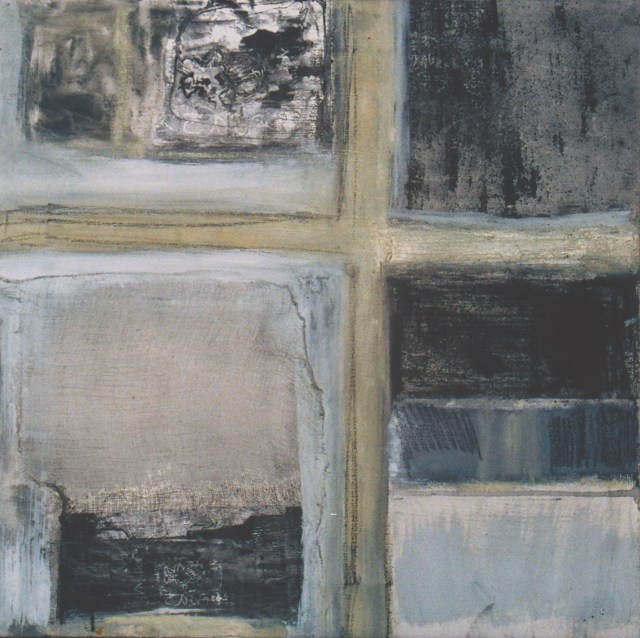 under a blackened sky